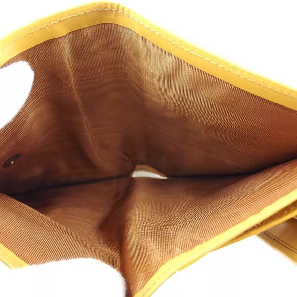 CELINE tri-fold wallet Macadam beige PVC ?~ leather Authentic used - Picture 10 of 10